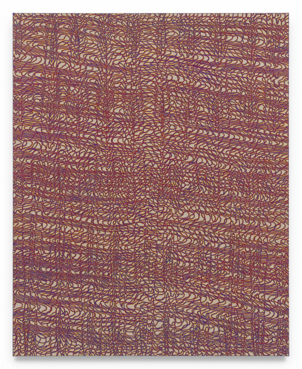 JAMES SIENA Naecemoa, 2025 Acrylic on linen 60 x 48 inches 152.4 x 121.9 cm