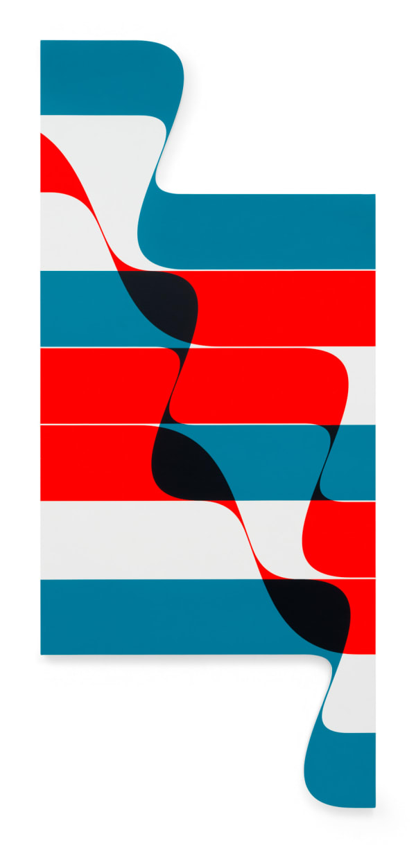 TERRY HAGGERTY Imperfect Joints, 2024 Acrylic on canvas 67 1/4 x 29 1/8 inches 170.8 x 74 cm