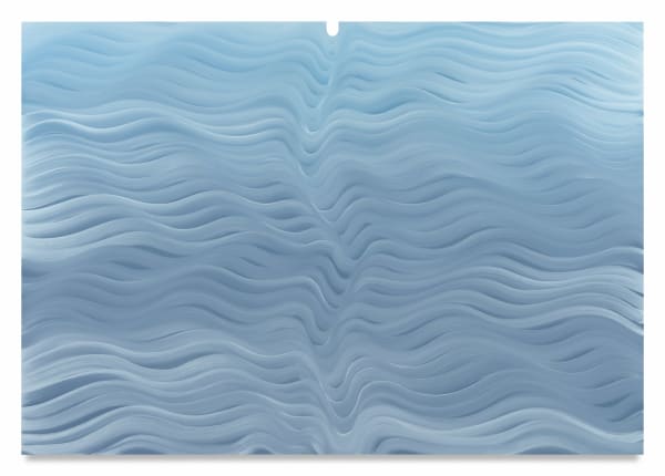 KARIN DAVIE Trespasser no. 5, 2025 Oil on linen over shaped stretcher 60 x 86 inches 152.4 x 218.4 cm