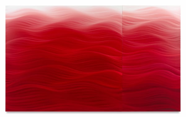 KARIN DAVIE Strange Terrain no. 4, 2025 Oil on linen 78 x 129 inches 198.1 x 327.7 cm