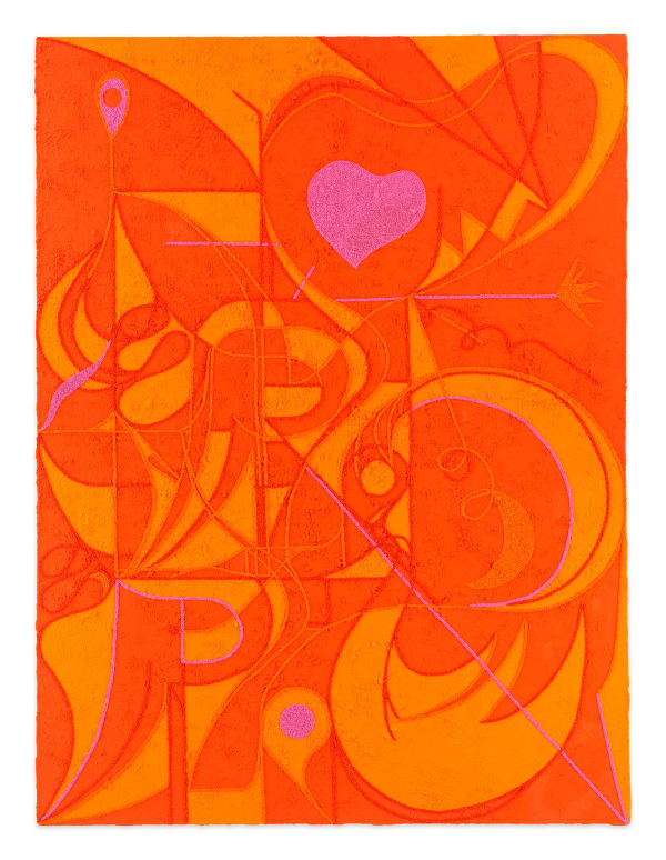 TRACY THOMASON What Nerve, 2024 Oil and marble dust on linen 96 x 72 inches 243.8 x 182.9 cm