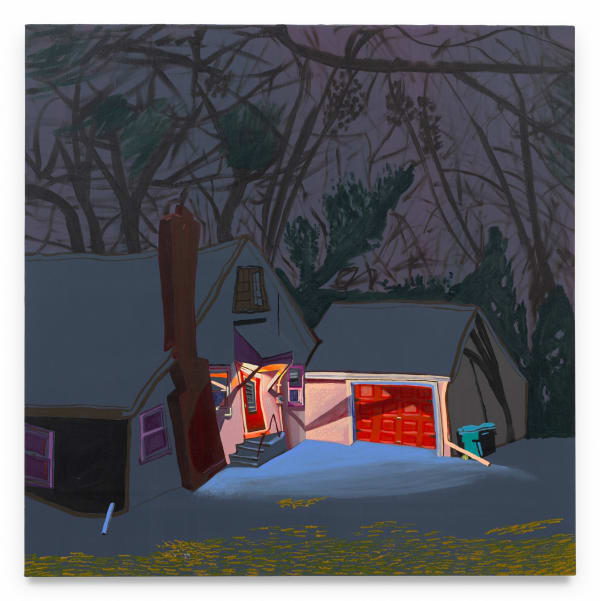 GABRIELLE GARLAND Why are you hiding back there? You don’t have to hide from me. I’m Peg Boggs, your local Avon representative, and I’m as harmless as cherry pie. —Peg, Edward Scissorhands (1990), 2025 Acrylic on canvas 36 x 36 inches 91.4 x 91.4 cm