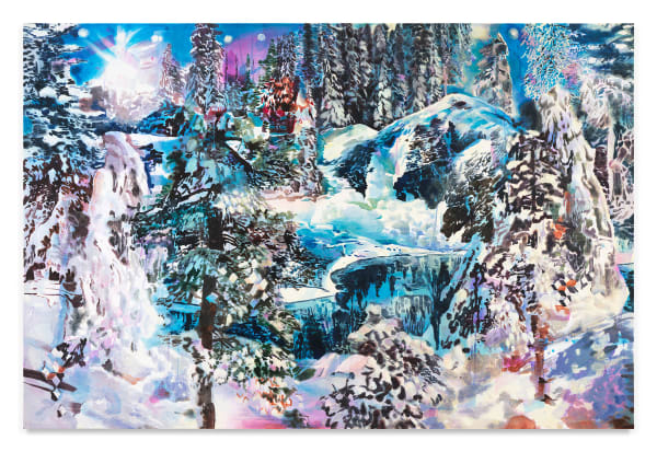 ROSSON CROW The Argonaut's Vision, 2021 Acrylic, photo-transfer, and oil on canvas 71 x 106 1/2 inches 180.3 x 270.5 cm