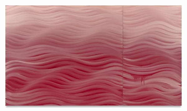 KARIN DAVIE Strange Terrain no. 5, 2025 Oil on linen 60 x 105 inches 152.4 x 266.7 cm