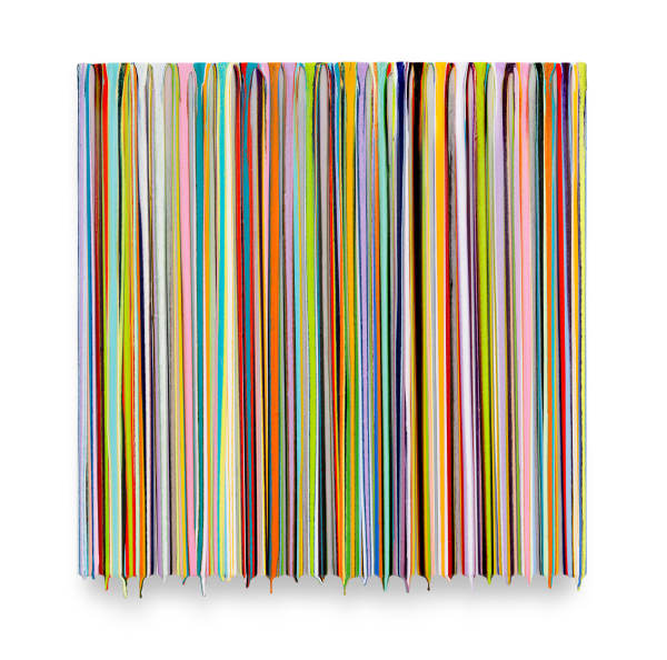 MARKUS LINNENBRINK FRENCHLICK, 2024 Epoxy resin and pigments on wood 24 x 24 inches 61 x 61 cm