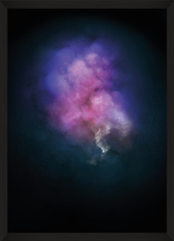 Lauren Baker, Galaxy Explosion (Diamond Dust - Purple), 2018