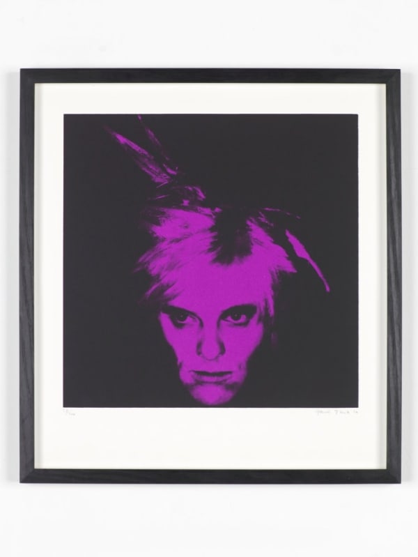 Gavin Turk, Fright Wig Purple on Paper, 2010