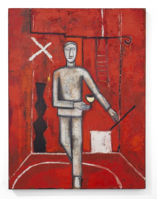 Mimmo Paladino, Red Studio, 2022