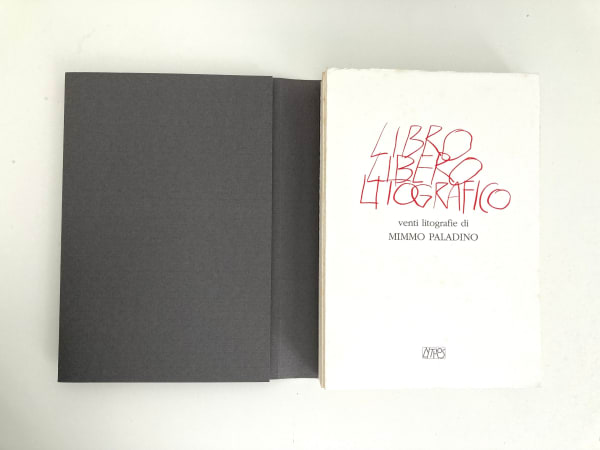 Mimmo Paladino, Libro Libero Litografico, 2004