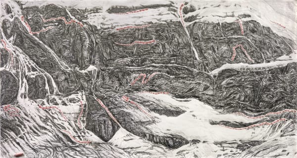 石晉華 , 《走筆#168》 Pen Walking#168, 2018-2019