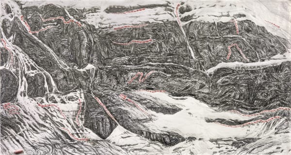 石晉華 , 《走筆#168》 Pen Walking#168, 2018-2019