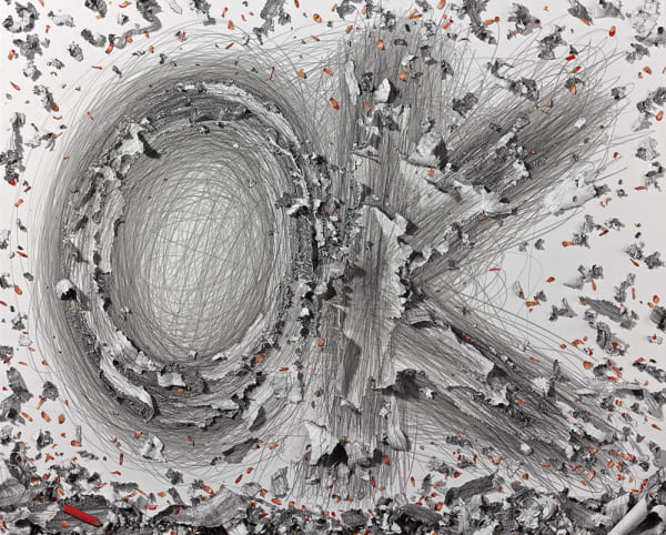 石晉華 , 《走筆#137》 Pen Walking #137, 2014
