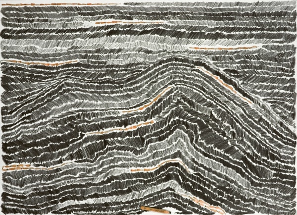 石晉華, 《走筆#43》 Pen Walking #43, 2007