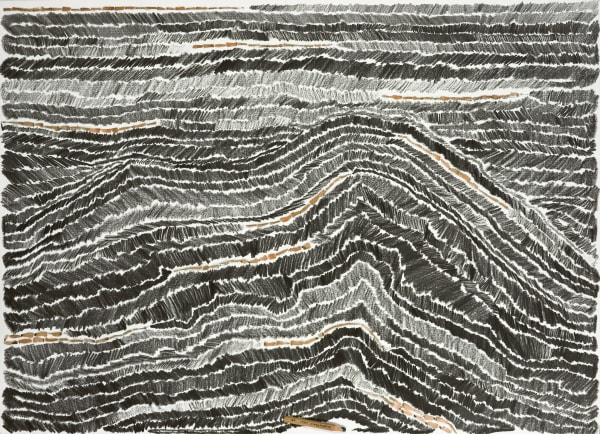 石晉華, 《走筆#43》 Pen Walking #43, 2007