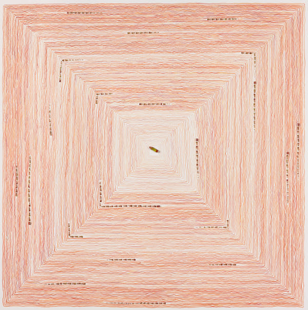 石晉華, 《走筆#148》 Pen Walking #148, 2015