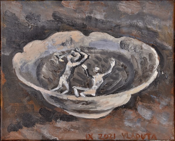 柏格丹・弗拉杜塔, 《盤中謀殺》 Plate with Murder , 2021