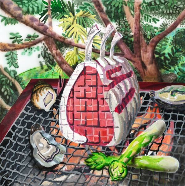 楊立, 《林中烤肉 》BBQ in the Wood, 2021