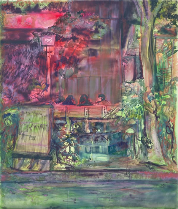 周楷倫, 《忠孝東路上的捷運站口》 Metro Entrance on Zhongxiao East Road, 2024