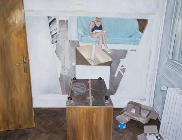 安娜・瑪瑞亞・米庫, 《在生死之間…..我們瞇著眼》 between life and death that ... We blinked our eyes, 2012