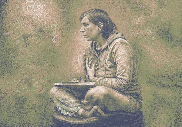 安娜・瑪瑞亞・米庫, 《增加摩擦力的過程.....出現》 processes that increase friction ... the presence of (color version1), 2021