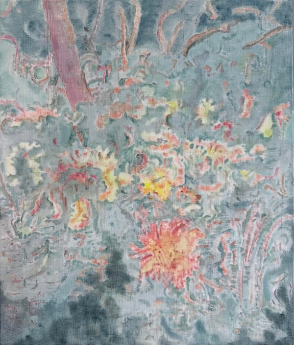 潘麒方, 《清晨時刻-恍惚賞花》 Early Morning, Flower Viewing Absentmindedly, 2025