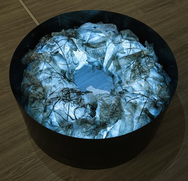 謝鴻均, 《記憶的皺褶 IV-3》 Crumpled Memory IV-3, 2022