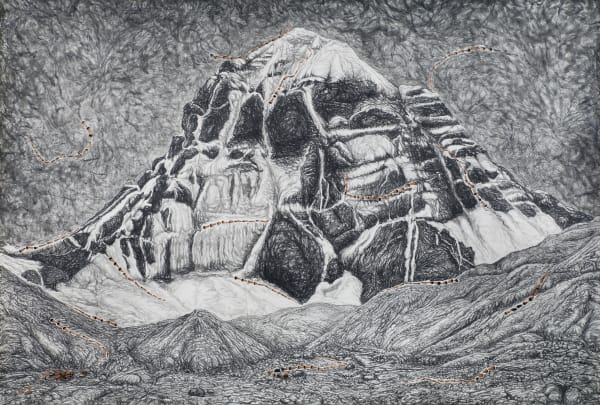 石晉華, 《走筆#180》 Pen Walking #180, 2015 - 2022