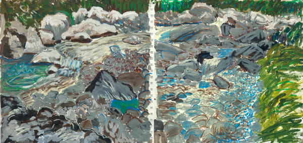 王翔, 《溪流I》 Running Stream I, 2024