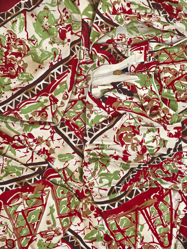 瑪莉娜．克魯斯, 《雨林地上鱷魚般的拉鍊》 Crocodile Zipper on Rainforest Floor, 2019