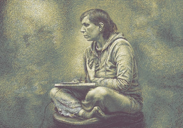 安娜・瑪瑞亞・米庫, 《增加摩擦力的過程.....出現》 processes that increase friction ... the presence of (color version2), 2021