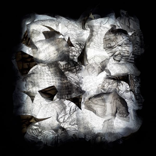 謝鴻均, 《記憶的皺褶》 Crumpled Memory, 2019