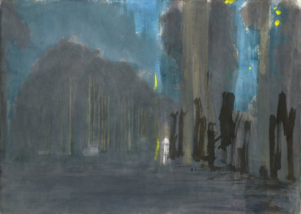 吳增榮, 《大雨過後的椰林大道》Royal Palm Boulevard After Heavy Rain, 2012