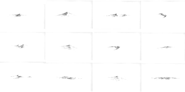 莊禾, 《看作是海-碎片 1-12 》Seen as the Sea - Fragments 1 to 12, 2024