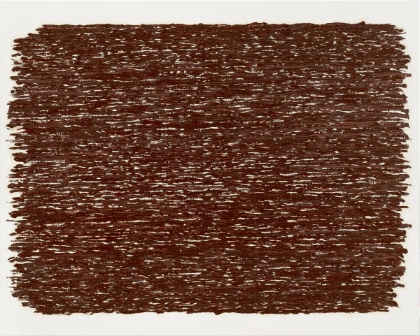 石晉華 , 《走筆#162 （水平盤條泥)）》 Pen Walking #162 (Clay-strip Look Lines), 2016