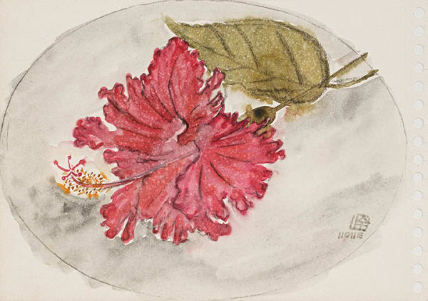 林銓居, 《扶桑花之二》Chinese Hibiscus II, 2023