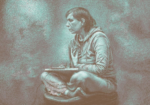 安娜・瑪瑞亞・米庫, 《增加摩擦力的過程.....出現》 processes that increase friction ... the presence of (color version3), 2021