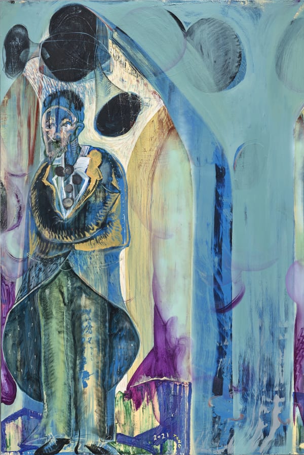 黨若洪, 《拱門下站立男士》Man Standing Under the Arch , 2020