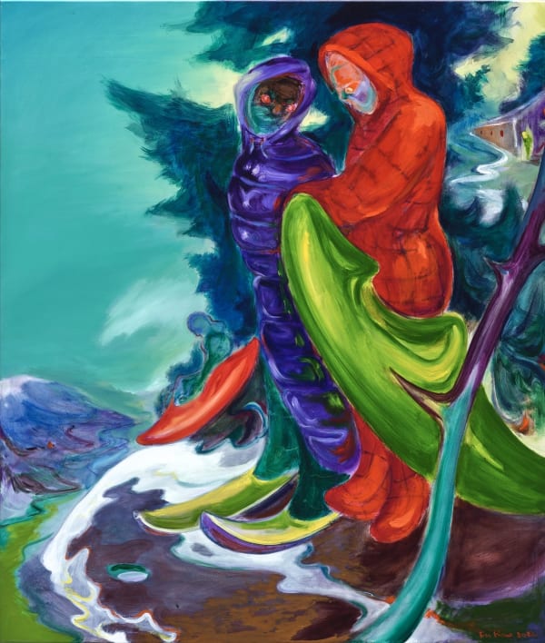 傅饒, 《滑雪的人 II》 Man skiing II, 2022
