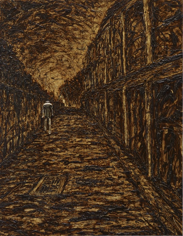 石晉華, 《走在鐵路邊的巷子》 Walking in the Alley Alongside the Railway, 2016