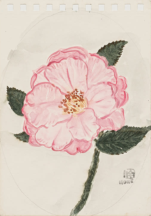 林銓居, 《茶花：日本姑娘之二》Camellia: Japanese Girl II, 2023