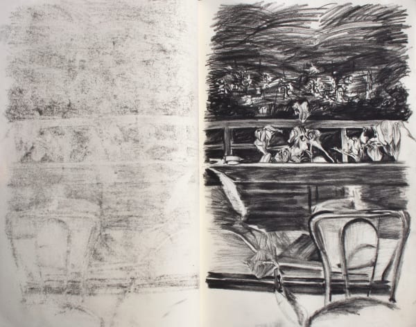 周楷倫, 《夜晚的陽台》Night Time at Balcony, 2023