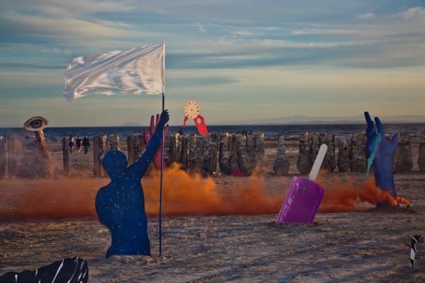 Marco Walker, Atlantis Inn, Bombay Beach Biennale, 2019