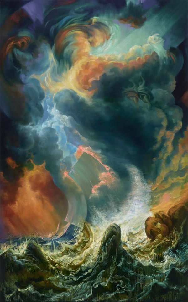 Maria Kreyn Past is Prologue , 2024 Oil on canvas 80 x 50 Inches 203 x 127 cm