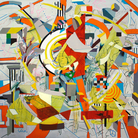 ALEJANDRO OSPINA Not Even Me - A Bit Early In The Day, 2019 159 x 159 cm SOLD