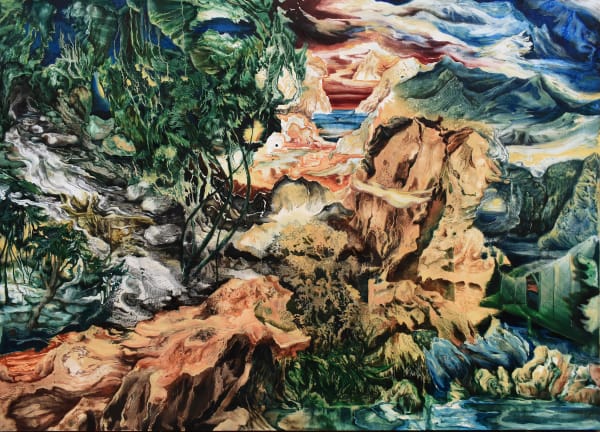 Alice Faloretti, Cliffs scattered in the wind, 2024