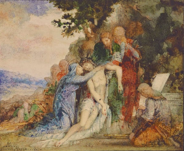 Gustave Moreau, La Mise au Tombeau