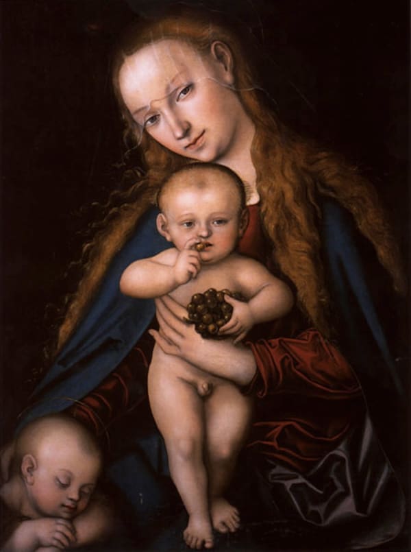 Lucas Cranach the Elder (1472-1553) Madonna and Child with St. John