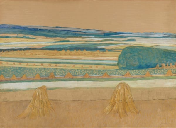 Theo van Hoytema (1863-1917) Cornfields near Hilversum, circa 1898