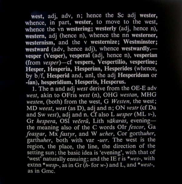 Joseph Kosuth Titled (Art as Idea as Idea) [Ety.] (west) , 1968