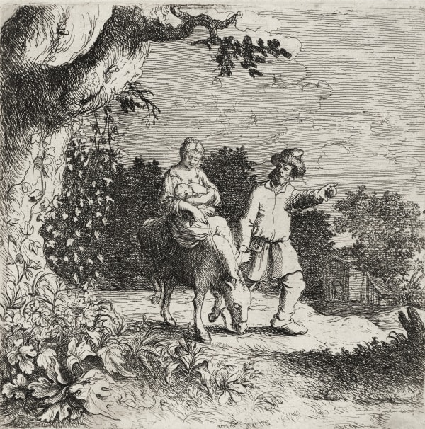 Willem Basse (1613-1672) The Flight into Egypt, 1642-1648